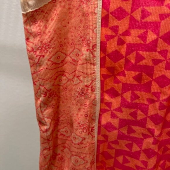 WE THE FREE PEOPLE People Too Hot To Handle Tank Top pink Combo Size:S - Picture 4 of 5